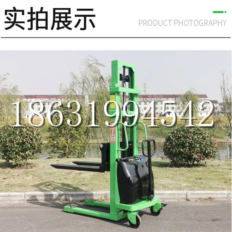 钦州市电动叉车堆高车液压铲车电瓶1吨2吨站驾步行式小型全自动叉车